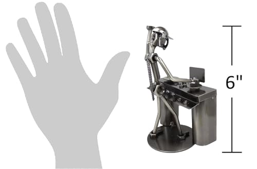 Broadway Gifts 6" Disc Jockey Metal Figurine