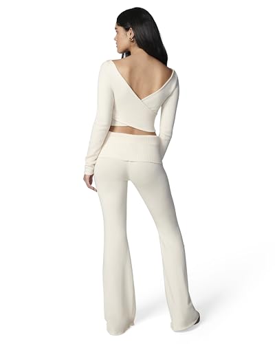 Florence by Mills Women's Barre Collection Foldover Wide Leg Pant4