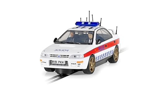 Scalextric - C4429 - Subaru Impreza WRX, Voitures Édition Police, Rue et Rallye