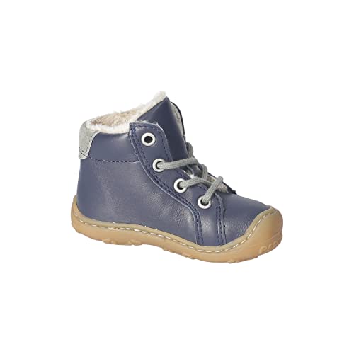RICOSTA Girls and Boys Georgie Boots,Width: Normal (WMS),Removable Insole, Blue 160, 18 EU4