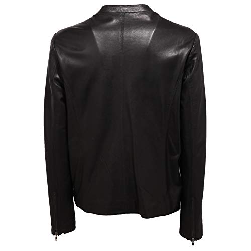Chaqueta de cuero para hombre S.W.O.R.D. cazadora negra vintage de piel modelo 4849J 2