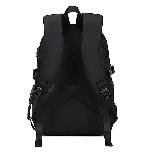 Women Fashion Travel Backpack Set Roomy Laptop Rucksack Set Casual Daypack for Girl Black4