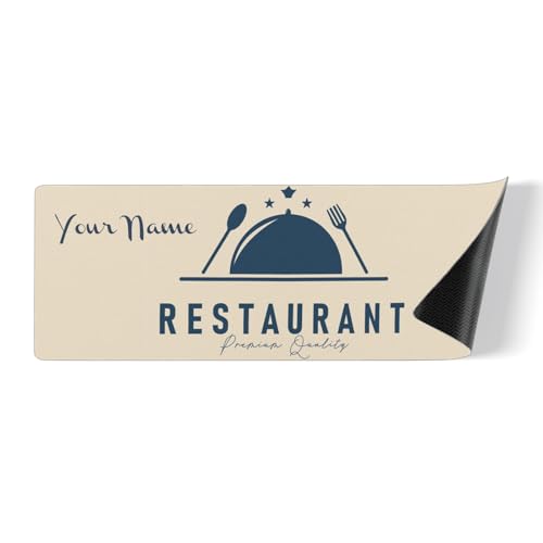 Restaurant Custom Kitchen Mat Name - Non-Slip Kitchen Rugs,