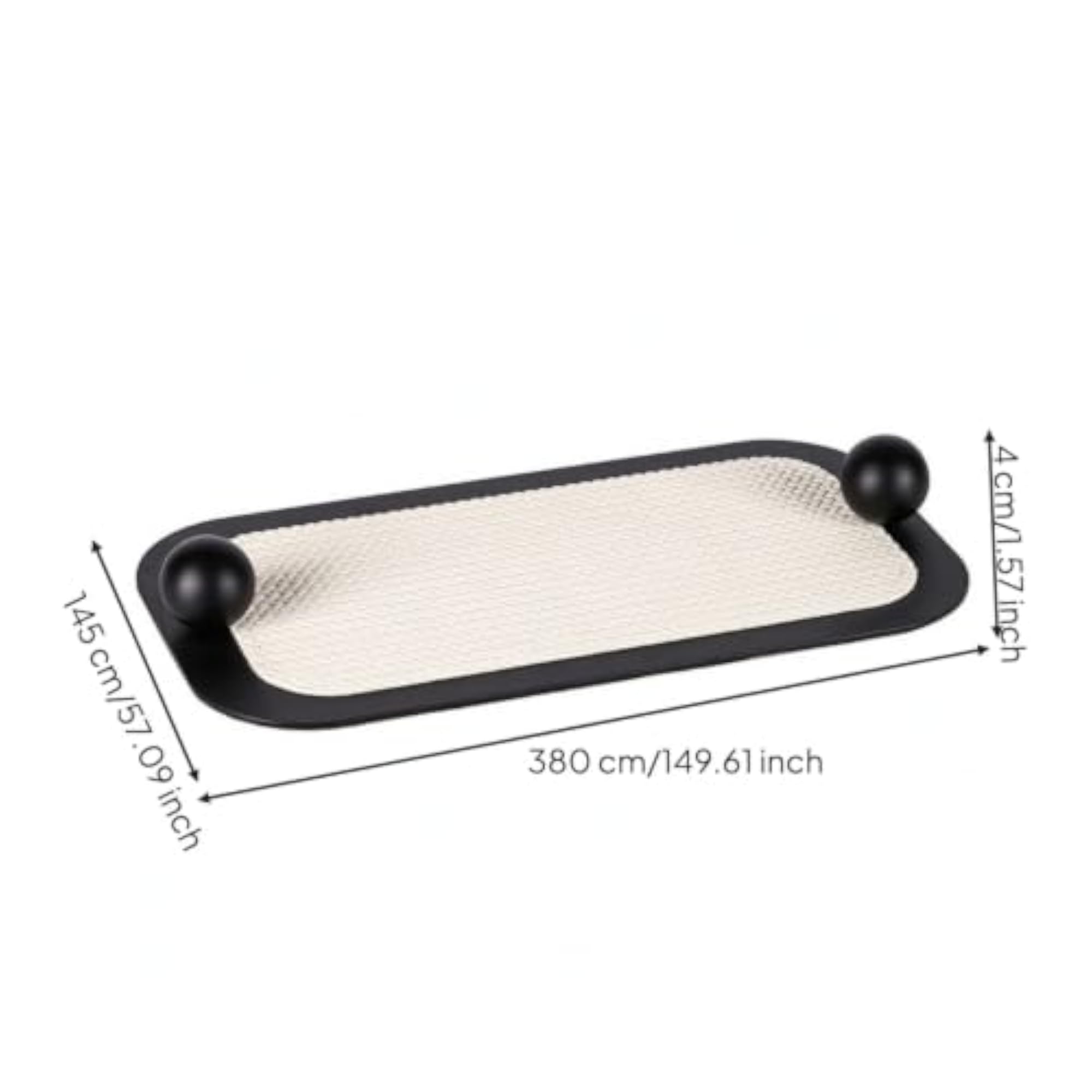 Contemporary Rectangular Decorative Tray for Home Display