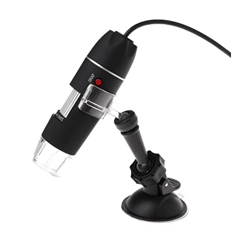 Microscopio digital USB 1000x con 8 LED portatil para laboratorio educativo