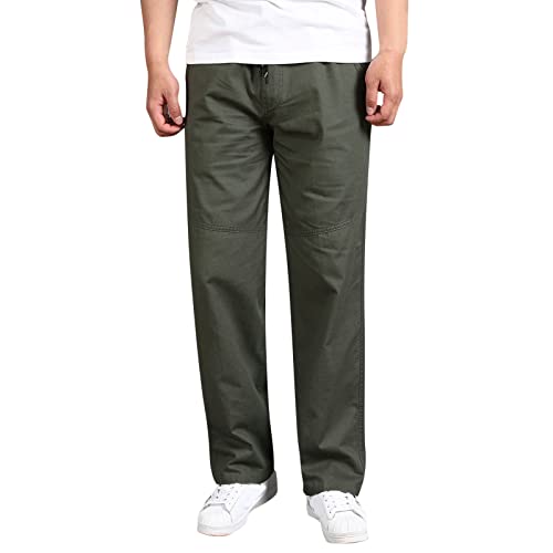 Pantalon cargo homme jogging et travail multipoches élastique