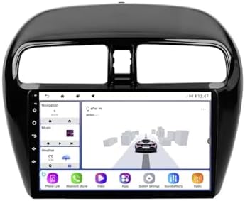 Car Radio for Mitsubishi Mirage Attrage 2012-2019 Android 15 9 Inch Car Screen with Wireless Carplay Android Auto For, 4 core 2G+64G