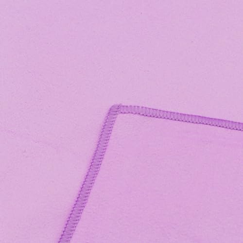 Eunzel Hot Yoga Towel Non Slip Yoga Mat Towel Non-Slip Sweat Absorbent Microfiber Towel for Hot Yoga, Pilates and Workout 72\" x 26.5\", Purple