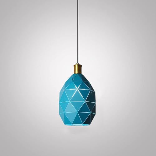 Suspension en métal créative et lustre ovale au design scandinave