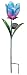 Regal Art & Gift 10558 Solar Tulip Stake, Blue/Pink
