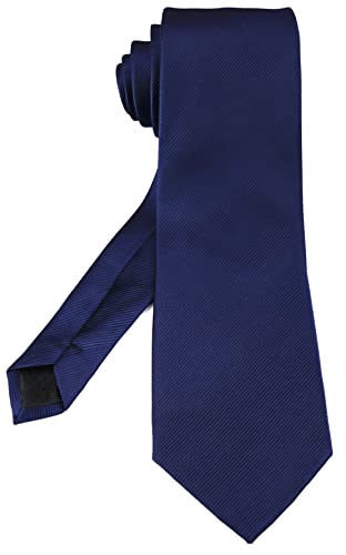 Secdtie Men's Classic Solid Color Ties Soft Business Casual Attire Suit Neckties