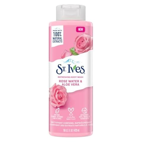 St. Ives Rose Water & Aloe Vera Body Wash Cover