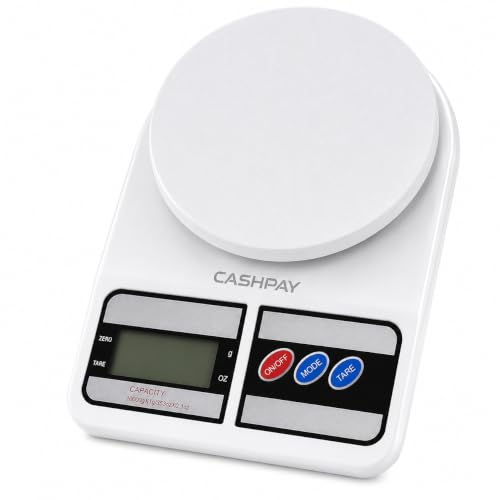 Balança de Cozinha Digital para Alimentos Portátil em Inox Resist...