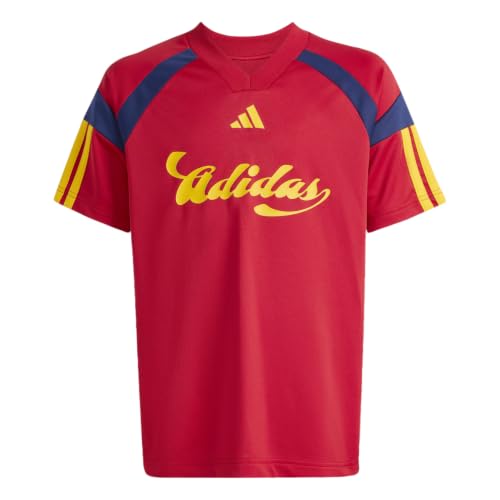 T-shirt adidas House of Tiro enfant haut de sport noir et blanc unisexe