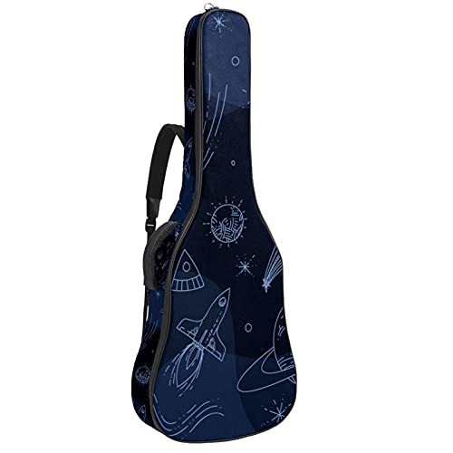 Housse guitare basse galaxie pour éviter l'encombrement au sol de votre guitare électrique