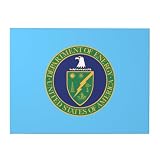 NAZIIQW Flag of the United States Secretary of Energy Wall Art 12x16 Inch Unframe Canvas Prints Home Decor Wall Decor For Wall Home Living Room Bedroom Bathroom