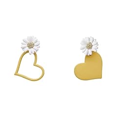 G2:Yellow Heart Earrings