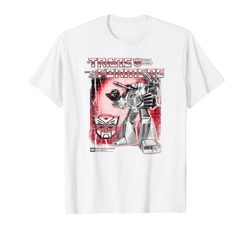 Transformers Wheeljack Box T-Shirt, Men, White, X-Large