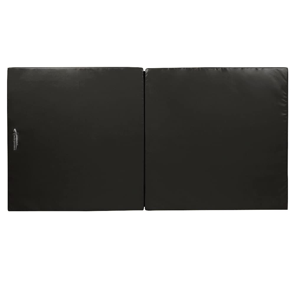 Grevinga® klappbare Turnmatte | RG 22 | 200 x 100 x 8 cm | SCHWARZ