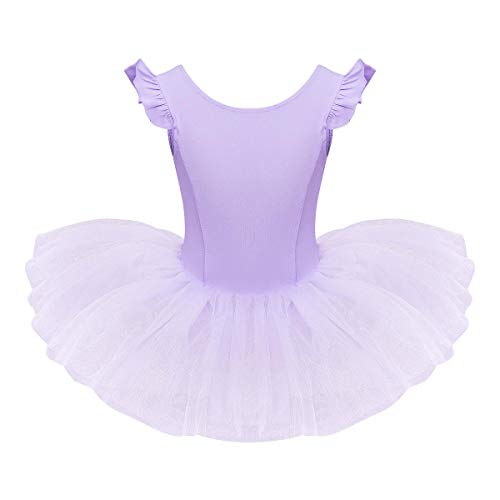 Vestido de ballet para niña en algodón premium con tutú de tul IMEKIS