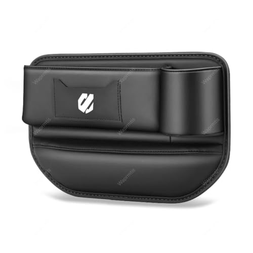 アルファード 収納ボックス 収納ケース 収納ソフト車用センターコンソールアームレストカップホルダーアルファード 20系 30系 40系 車用シート隙間収納ボック 収納ボックス サイド収納ケース コップの収納(運転席/1個,ブラック)