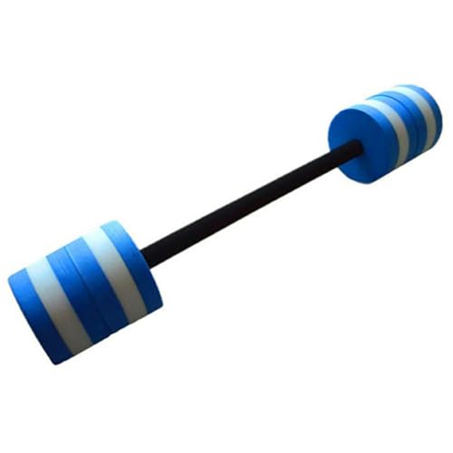 Whyzsjnclg Peso de Agua para Ejercicio de la Piscina, Pesas de Agua, Eva 22 Long Fool Humbbells, flotando para el hogar