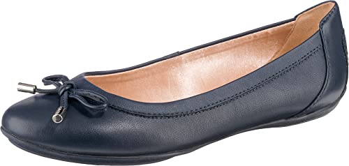 Geox D Charlene B, Ballet Flat Niñas, Azul, 38 EU