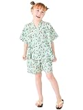[ever closet] エバークローゼット甚平 キッズ 子供 子供服 キッズ服 女の子 男の子 夏 夏服 夏物 半袖 部屋着 お祭り 夏祭り 花火大会 浴衣 和服 和装 モダンフラワー 110