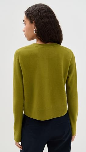 Vince Women's Tipped Half Moon Cardigan3