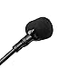 Voarmaks 10 Pcs Mic Covers Pop Filter Compatible with Shure SM31FH SM31 Fitness Headset, PGA31, P31 Headset Microphone Bulk Value Bundle Windscreen (All Black)