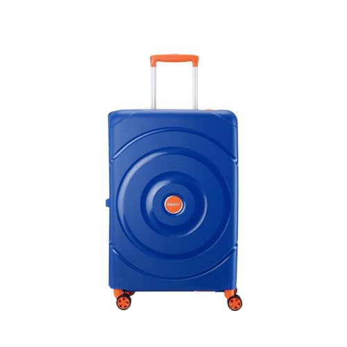 Image of American Tourister Men's Circurity Polypropylene Hard 4 Wheel Spinner Trolley Bag (Size - 78, Blue), Large