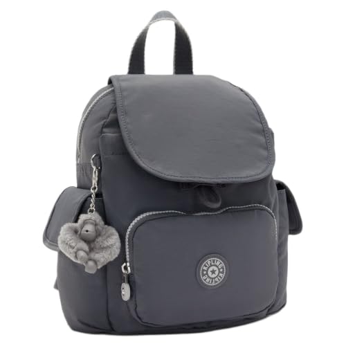Image of Kipling Women's City Pack Mini Backpack (Pack of 1), Moonlit Grey, 29 x 27 x 14, KIPLING City Pack Mini Moonlit Grey BACKPACKS