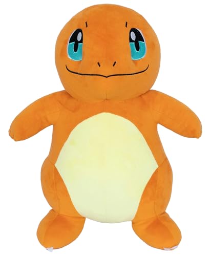 Image of Mirada Pokemon Charmander Soft Plush Toy - 23cm | Official Licensed Cute Stuffed Animal | Super Soft & Comfortable Plush Character for Kids, Boys & Girls | Ideal Gift for Birthday & Festivals