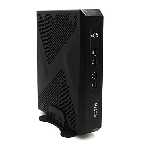 HYSTOU Mini PC de Jeu 8K GeForce GTX 1650, Mini PC de Bureau Windows 11 Pro i5-9400F 64 Go DDR4 512 Go SSD, Mini Ordinateur Gigabit Ethernet, DP+2*HDMI+DVI, Wi-FI, BT, 4xUSB 3.0, 2 *SATA3.0 Cover