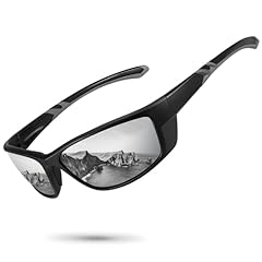 Matte Black Frame/Silver Mirror Lens