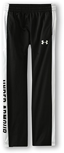 Under Armour Boys Brawler Knit Pant Black/White/White Youth Large