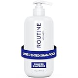 Routine Wellness Shampoo - Strengthens, Thickens Dry Damaged Hair - Promotes Full, Voluminous, Healthy Hair - Unscented 14oz