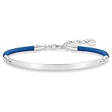  Thomas Sabo L19,5v Colour Love Bridge - Pulsera para hombre (brillante, con cordel)