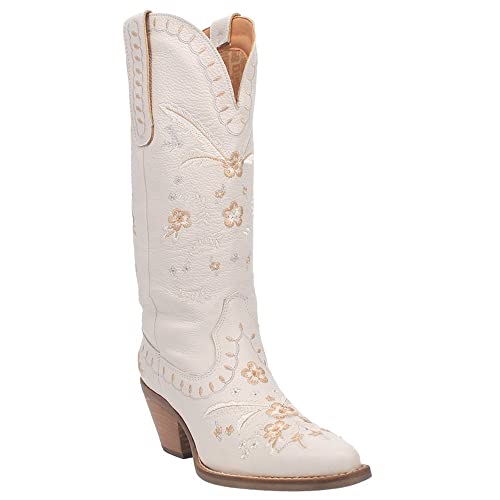 Dingo Boots Women's Full Bloom Fashion Boot, White, 9 #TOP1