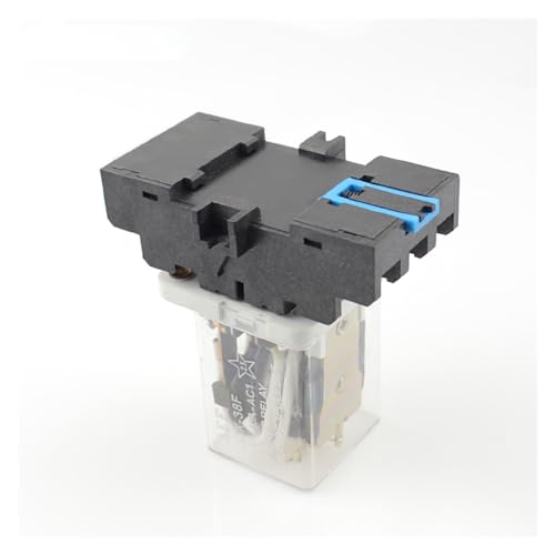 Relé intermedio JQX-38F 3Z de 40A con base de 11 pines y bobina de alta potencia DC220V 4