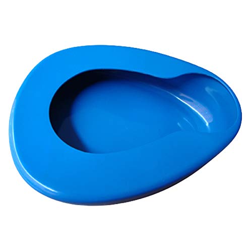 freneci Lisse Bassine Siège Urinoir Unisexe Pot pour Personnes Âgées Utilisation Quotidienne en Lit, Chaise ou Fauteuil Roulant, Durable PP Matériel