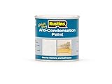 RUSTINS Anti-Condensation Paint 250ml – Prevents Damp and Mould, Easy Application, Long-Lasting Protection for Walls and Ceilings Indoors
