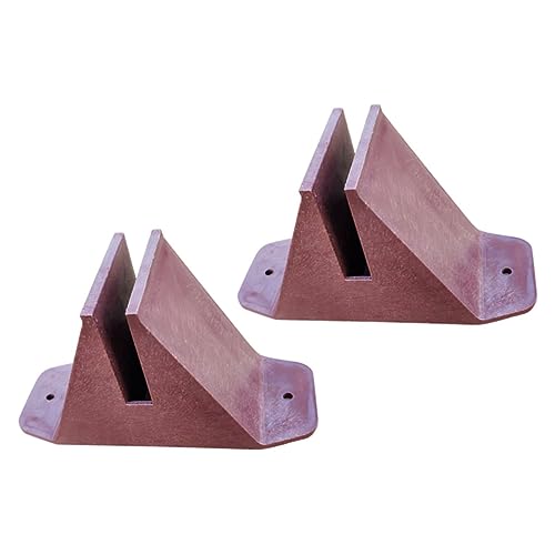 GALPADA 2pcs Garden Fence Base Small Fence Border Edging Support Garden Accessory