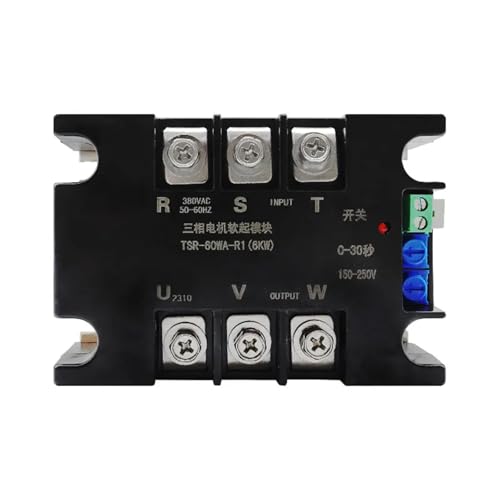 Arrancador suave trifásico con control progresivo TSR-40WA-R1 para motor 4kW 4