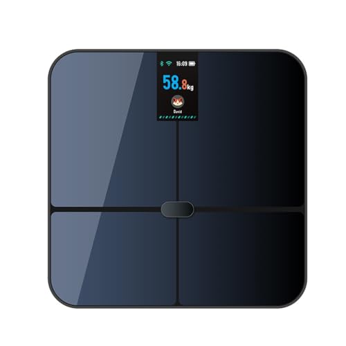 HRYHWASE Smart Bathroom Digital Weighing Machine, Body Composition Monitor Health Analyzer, with All-in-One Display Accurate Weighing Scale, Home Use Fitness Equipment