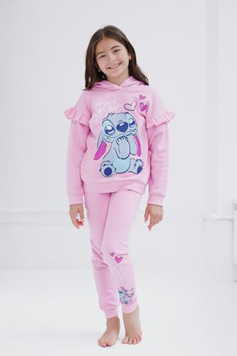 Image of Disney Girls' Fleece Hoodie and Jogger Set for Baby & Kids