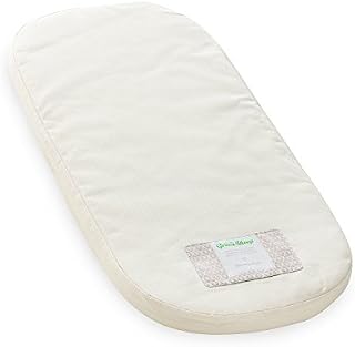 The Little Green Sheep Natural Carrycot Mattress, Breathable Baby Mattress for Birth to 6 Months, to fit Bugaboo Donkey Only, 30x67.5cm