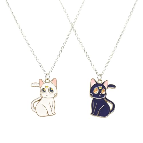 😺【Collane Uniche】Le collane di amicizia QEQSHQO per 2 migliori amici in forma di gatto, con un aspetto vivace e un legame dorato che risplende sotto il sole. Un fantastico regalo per te e i tuoi migliori amici.