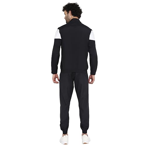 Image of YUUKI MEN MENS NSP CHEV TS 1 Track Suit, BLACK /WHITE, M