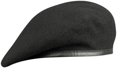 SILAK Unisex French Woolen Beret Cap, Traditional Army Style Cap, Classic European Hat, Woolen Beret Cap, Che Guevara Cap